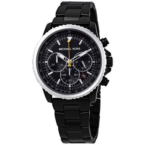 Michael Kors Theroux Chronograph Black Dial Men's Watch 